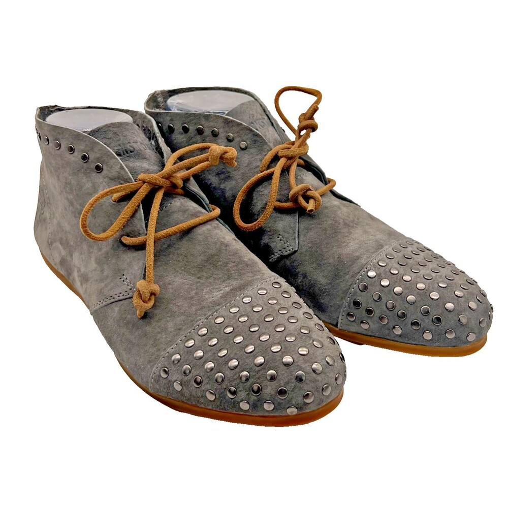 Blackstone Suede Leather Studded Ankle Boots Size EU: 40 / US: 10